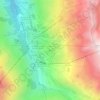Mapa topográfico l'Etelé, altitud, relieve