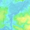 Mapa topográfico La Bodelinière, altitud, relieve