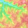 Mapa topográfico La Berthomarie, altitud, relieve