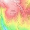 Mapa topográfico Parque Ecológico do Funchal, altitud, relieve