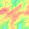 Mapa topográfico La Mignarderie, altitud, relieve