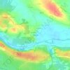 Mapa topográfico Lancement, altitud, relieve