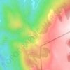 Mapa topográfico Paso Malo, altitud, relieve