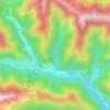 Mapa topográfico La Pieyre, altitud, relieve