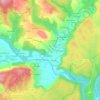 Mapa topográfico Les Massots, altitud, relieve