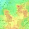 Mapa topográfico Schorbus Ausbau - Skjarbošcańske Wutwaŕki, altitud, relieve