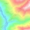 Mapa topográfico Marias, altitud, relieve