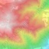 Mapa topográfico La Costa, altitud, relieve