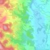 Mapa topográfico Zol, altitud, relieve