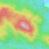 Mapa topográfico Mount Moombil, altitud, relieve