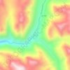 Mapa topográfico Atcas, altitud, relieve
