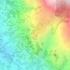 Mapa topográfico Cerro Pan de Azúcar, altitud, relieve