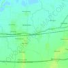 Mapa topográfico Bulakamba, altitud, relieve