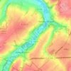 Mapa topográfico Wirquin, altitud, relieve
