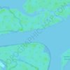 Mapa topográfico Southern Moreton Bay Islands, altitud, relieve