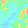 Mapa topográfico Dahu, altitud, relieve