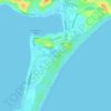 Mapa topográfico Korongulla, altitud, relieve