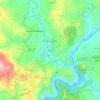 Mapa topográfico Veade, altitud, relieve
