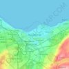 Mapa topográfico Musselburgh, altitud, relieve