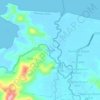 Mapa topográfico Tengah, altitud, relieve