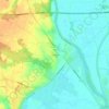 Mapa topográfico Rougeot, altitud, relieve
