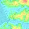 Mapa topográfico Le Breil, altitud, relieve