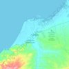 Mapa topográfico Tumbes, altitud, relieve