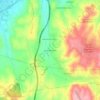 Mapa topográfico Entre Tremoçais, altitud, relieve