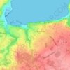 Mapa topográfico Penker, altitud, relieve