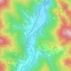 Mapa topográfico Pianchiosso, altitud, relieve