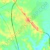 Mapa topográfico Pinggir, altitud, relieve