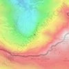 Mapa topográfico Cascada de Gavarnie, altitud, relieve