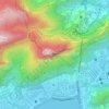 Mapa topográfico Corcovado, altitud, relieve