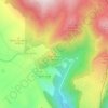 Mapa topográfico Agujero del viento, altitud, relieve