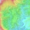Mapa topográfico Îlet à Cordes, altitud, relieve