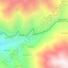 Mapa topográfico Yupash, altitud, relieve