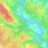 Mapa topográfico Le Marquizeau, altitud, relieve