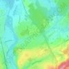 Mapa topográfico Saut le Cerf, altitud, relieve