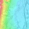Mapa topográfico Chiel, altitud, relieve