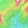 Mapa topográfico Îlet des Salazes, altitud, relieve