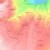 Mapa topográfico Masatepe, altitud, relieve