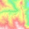 Mapa topográfico La Picota, altitud, relieve