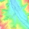 Mapa topográfico San Vicente de Toranzo, altitud, relieve