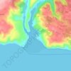 Mapa topográfico San Juan Bajo, altitud, relieve
