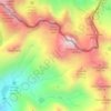 Mapa topográfico Couloir Asquasciati, altitud, relieve