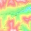 Mapa topográfico Capitana, altitud, relieve