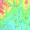 Mapa topográfico Ferluc, altitud, relieve