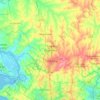 Mapa topográfico 18 de Mayo, altitud, relieve
