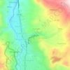 Mapa topográfico Acovichay, altitud, relieve