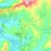 Mapa topográfico Almagra, altitud, relieve